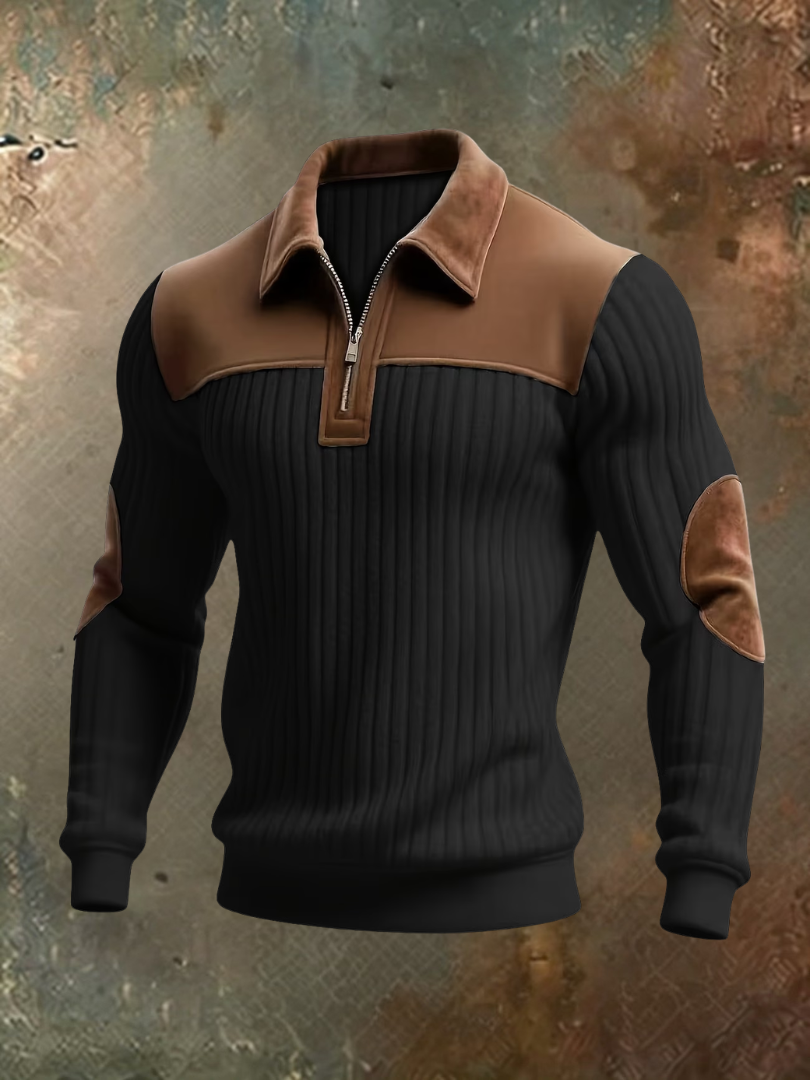 HERITAGE HALF ZIP KNIT JUMPER