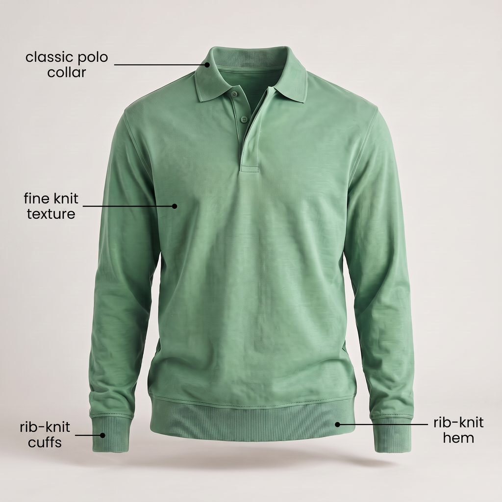 HERITAGE COTTON POLO JUMPER