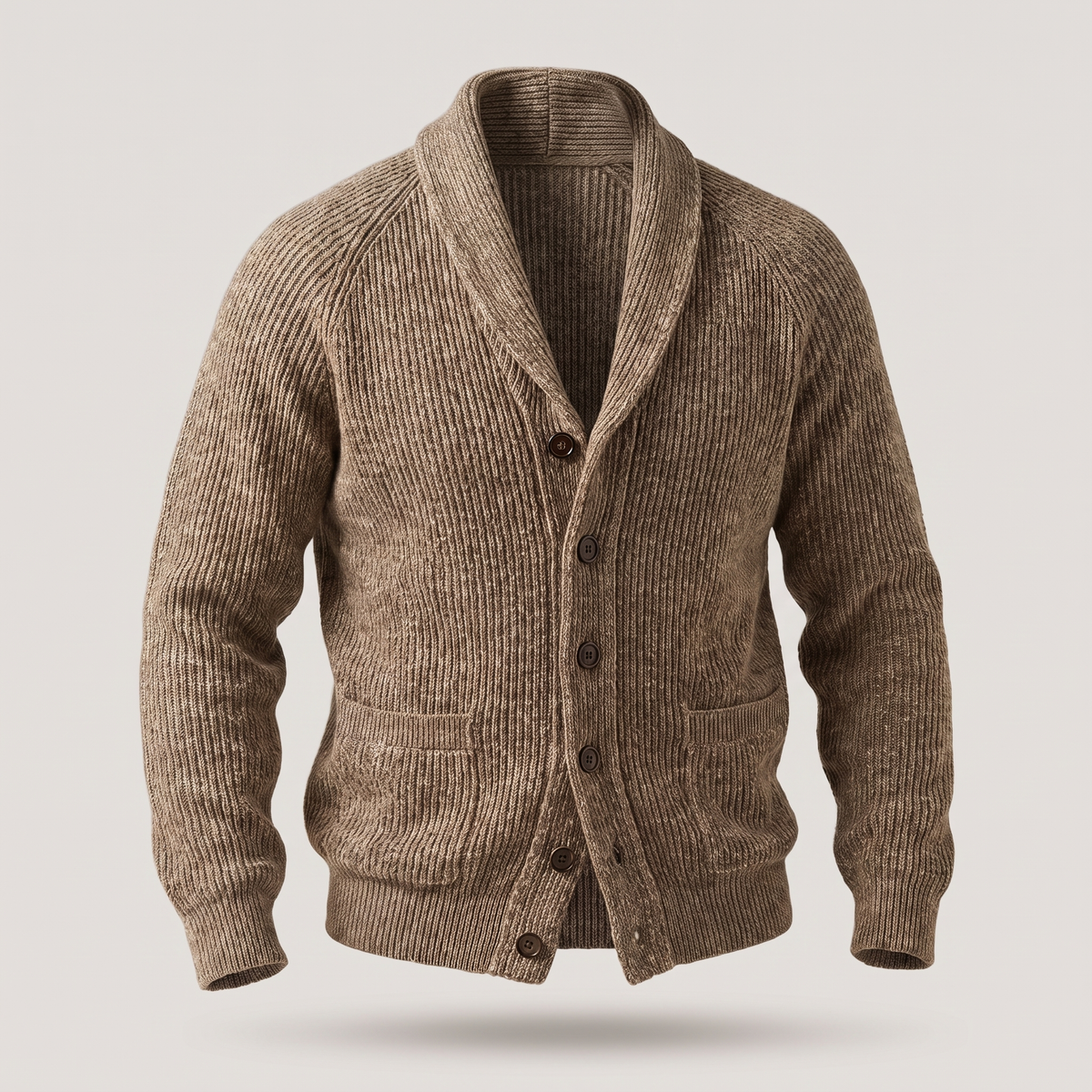 CLASSIC SHAWL COLLAR CARDIGAN