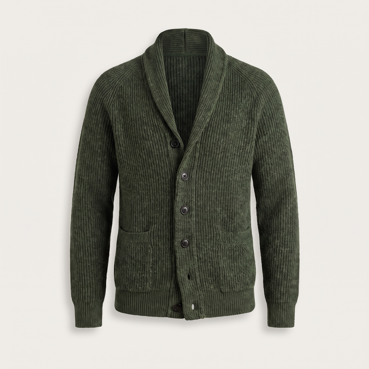 CLASSIC SHAWL COLLAR CARDIGAN