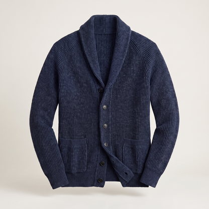 CLASSIC SHAWL COLLAR CARDIGAN