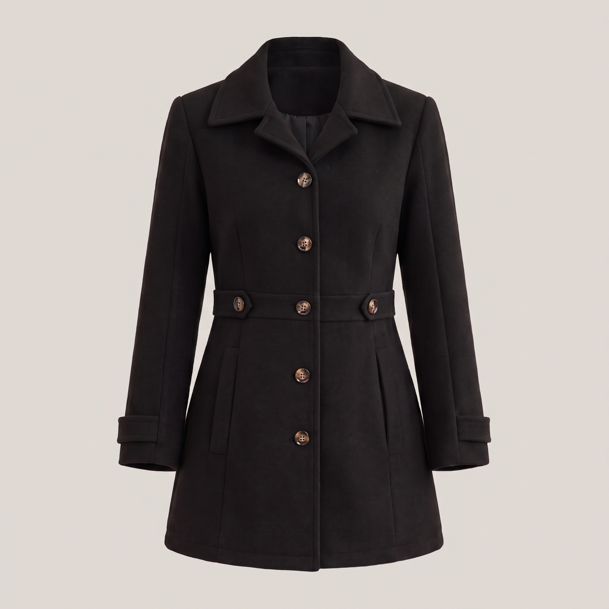 SOPHISTICATED LONGLINE TAILORED COAT