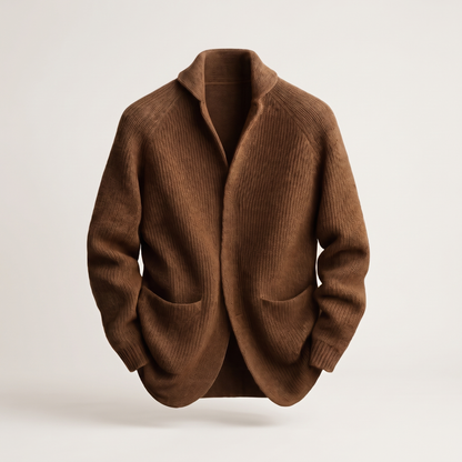 REFINED RIBBED KNIT BLAZER