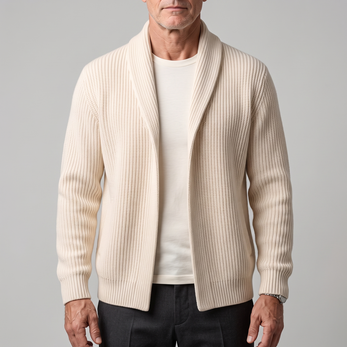 REFINED RIBBED KNIT BLAZER