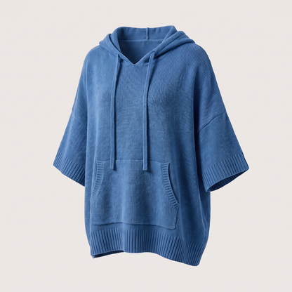 SOFT DRAPE HOODED JUMPER