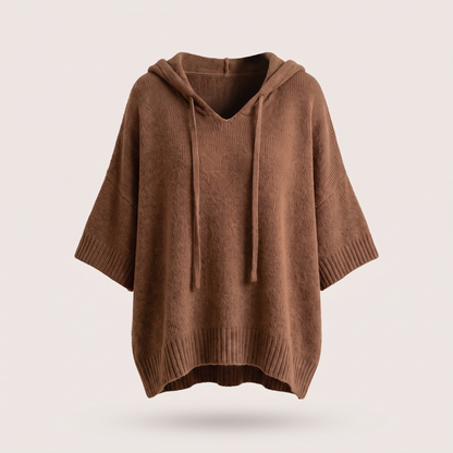 SOFT DRAPE HOODED JUMPER