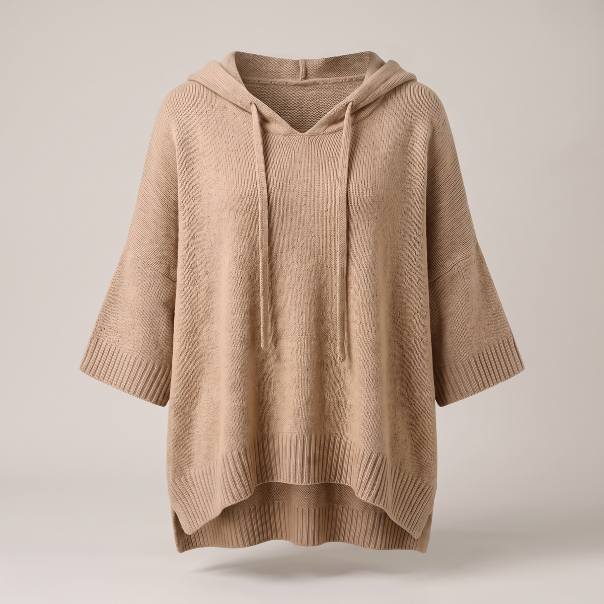 SOFT DRAPE HOODED JUMPER