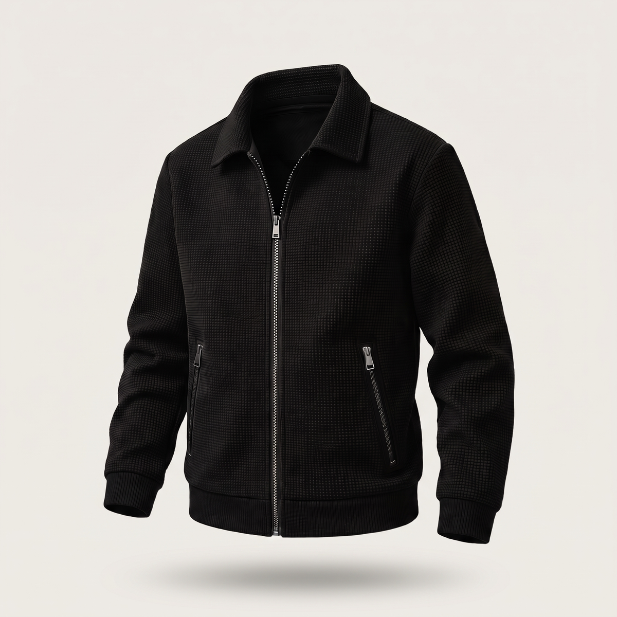 HARBOUR TEXTURED ZIP JACKET