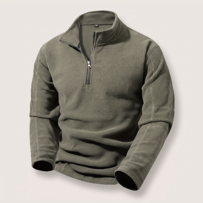SMART STAND COLLAR SWEATSHIRT
