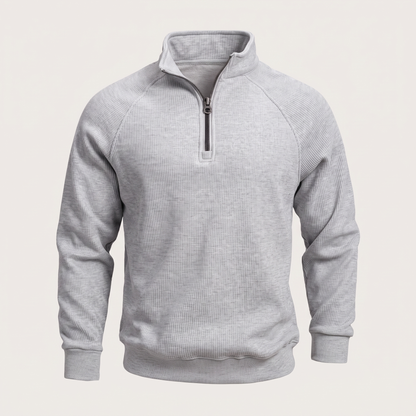 CLASSIC RIBBED HALF ZIP JUMPER