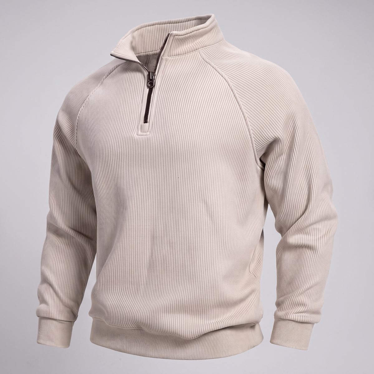 CLASSIC RIBBED HALF ZIP JUMPER