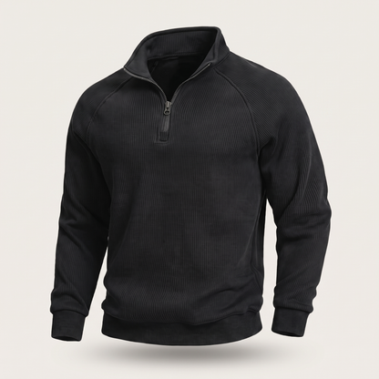 CLASSIC RIBBED HALF ZIP JUMPER