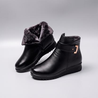 CLASSIC BUCKLE ANKLE BOOTS