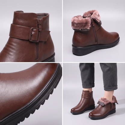 CLASSIC BUCKLE ANKLE BOOTS