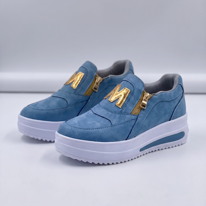 CUSHIONED SLIP ON TRAINERS