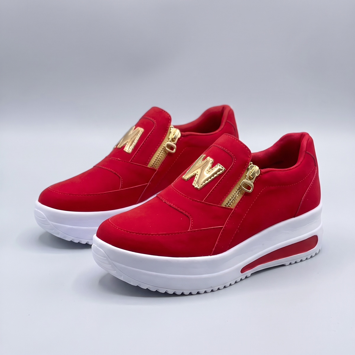 CUSHIONED SLIP ON TRAINERS