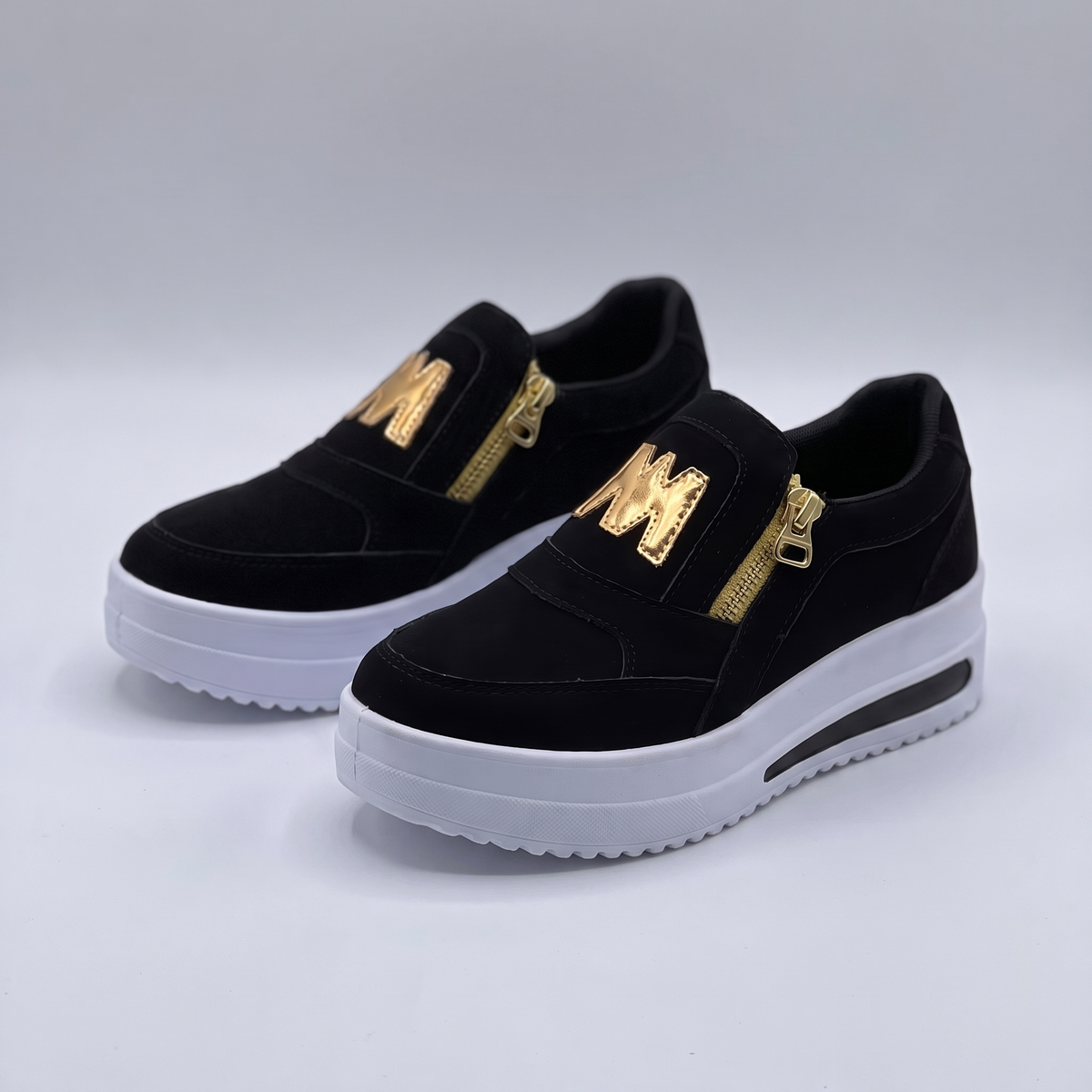 CUSHIONED SLIP ON TRAINERS