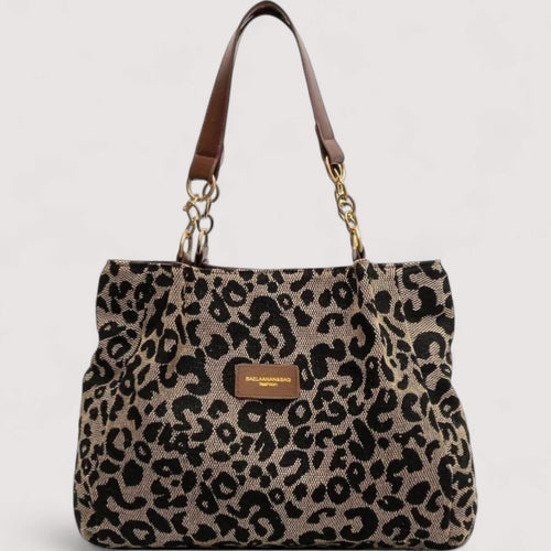 AGNES™ LEOPARD CANVAS BAG