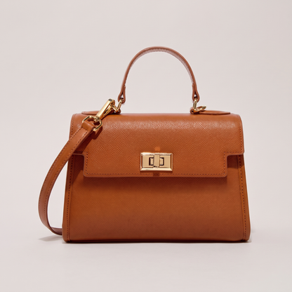 CLASSIC STRUCTURED LEATHER HANDBAG