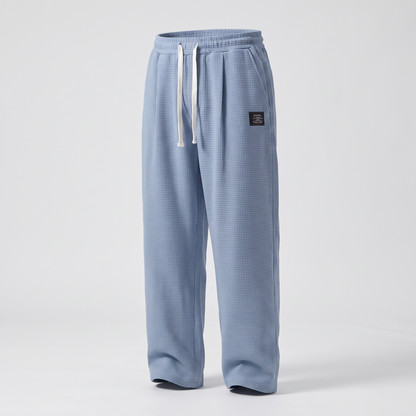 TEXTURED RELAXED FIT TROUSERS