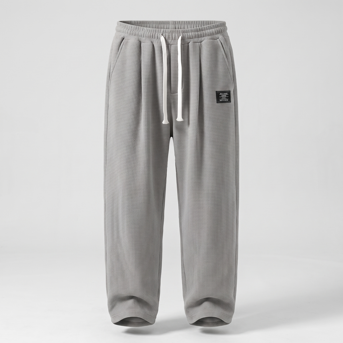 TEXTURED RELAXED FIT TROUSERS