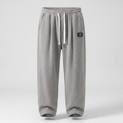 TEXTURED RELAXED FIT TROUSERS