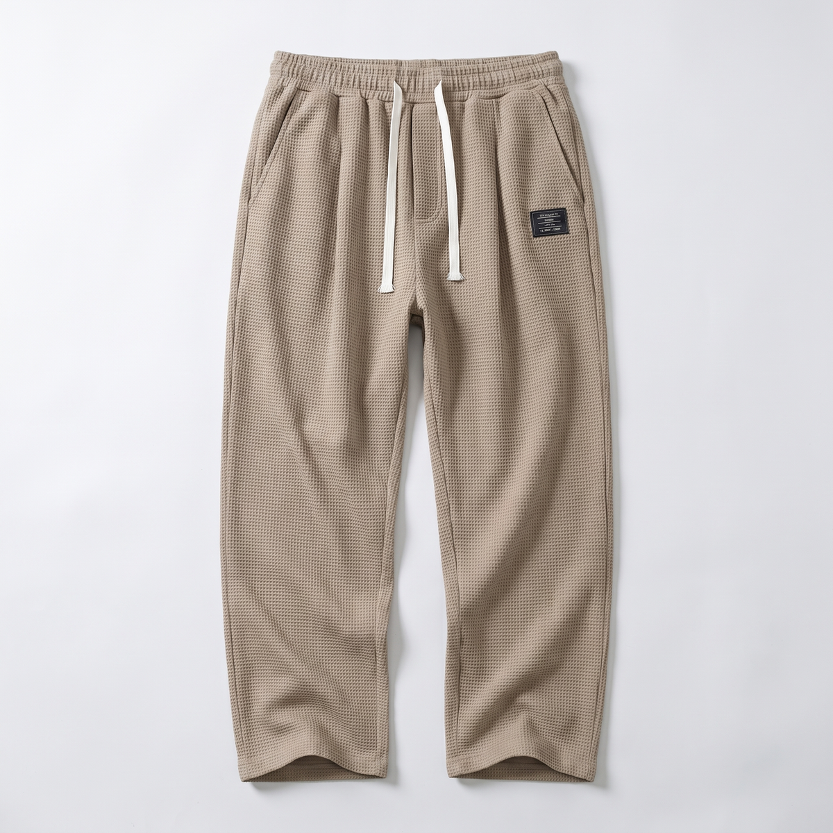 TEXTURED RELAXED FIT TROUSERS