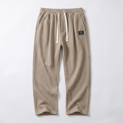 TEXTURED RELAXED FIT TROUSERS