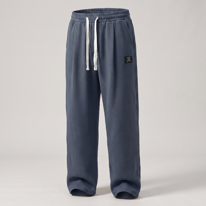 TEXTURED RELAXED FIT TROUSERS