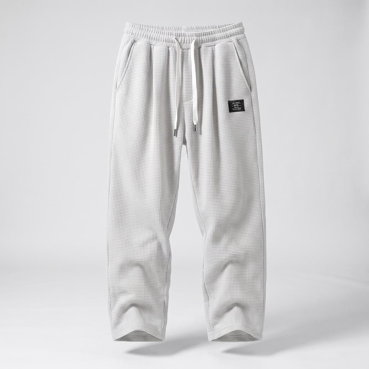 TEXTURED RELAXED FIT TROUSERS