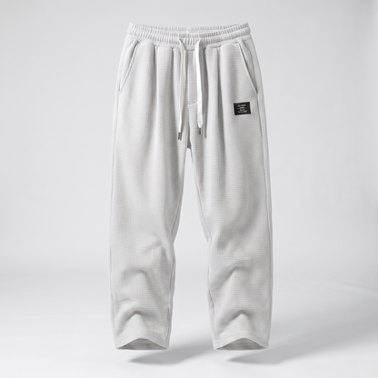 TEXTURED RELAXED FIT TROUSERS