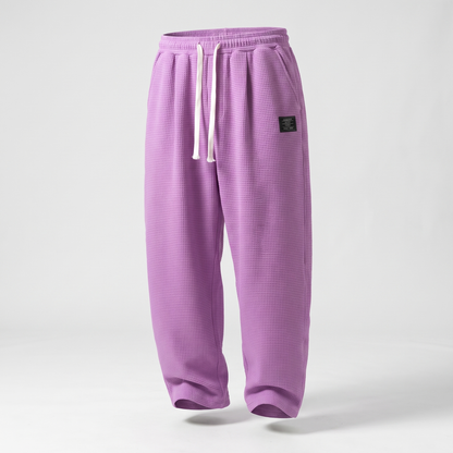 TEXTURED RELAXED FIT TROUSERS