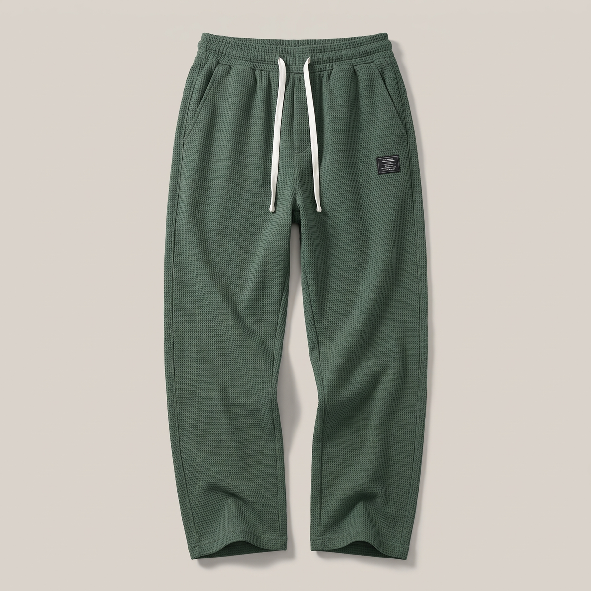 TEXTURED RELAXED FIT TROUSERS