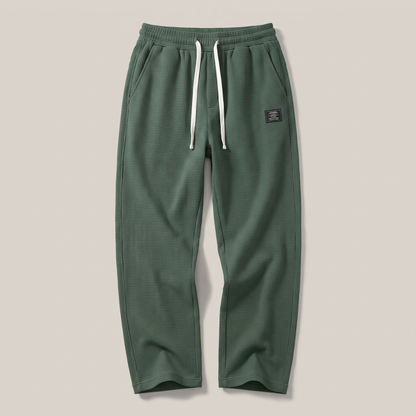 TEXTURED RELAXED FIT TROUSERS