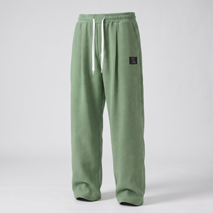 TEXTURED RELAXED FIT TROUSERS