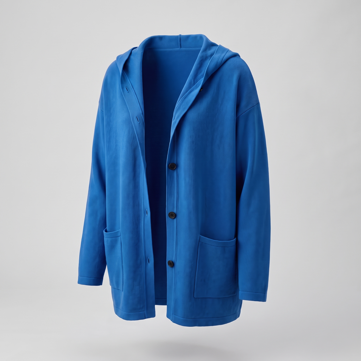 CLASSIC HOODED BUTTON COAT