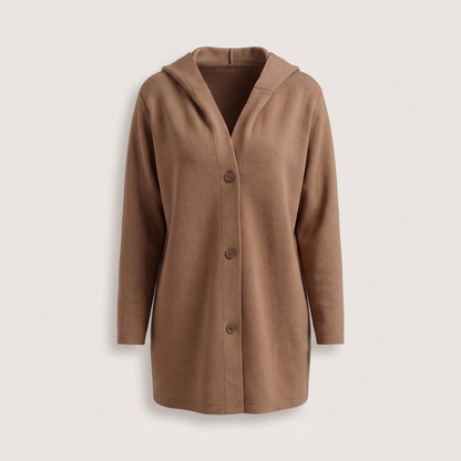CLASSIC HOODED BUTTON COAT