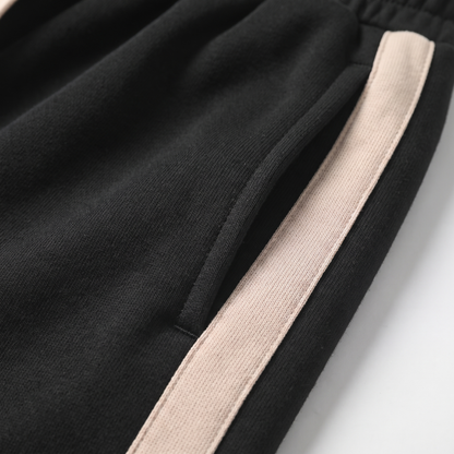 RELAXED WIDE LEG TRACK TROUSERS