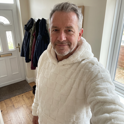 COSY WAFFLE KNIT HOODIE