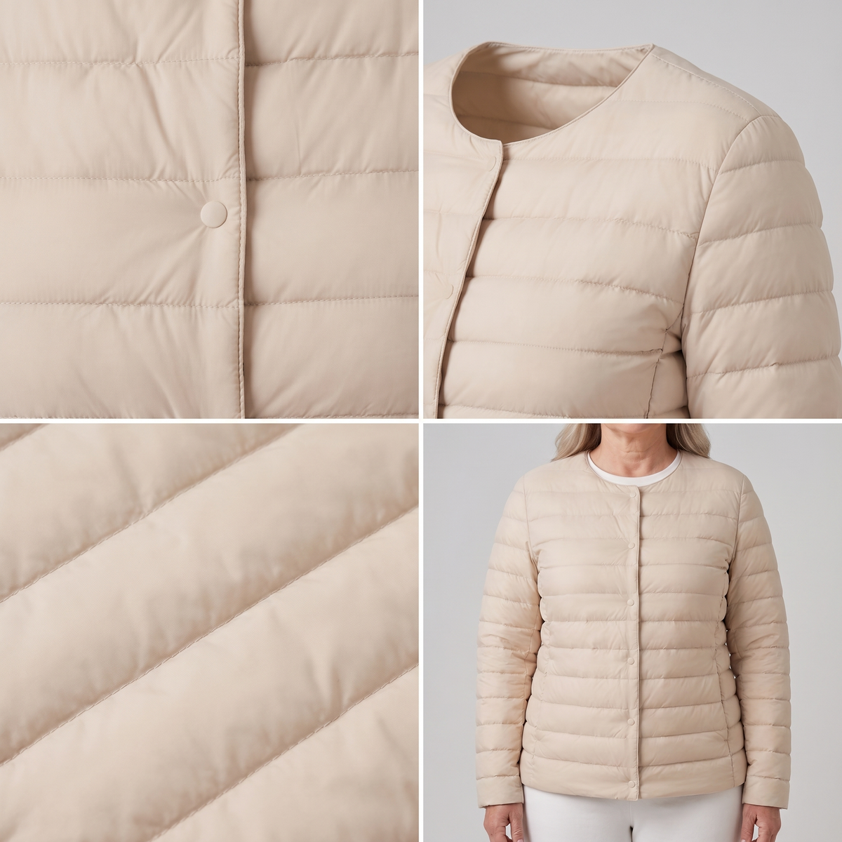 LIGHTWEIGHT QUILTED PUFFER JACKET