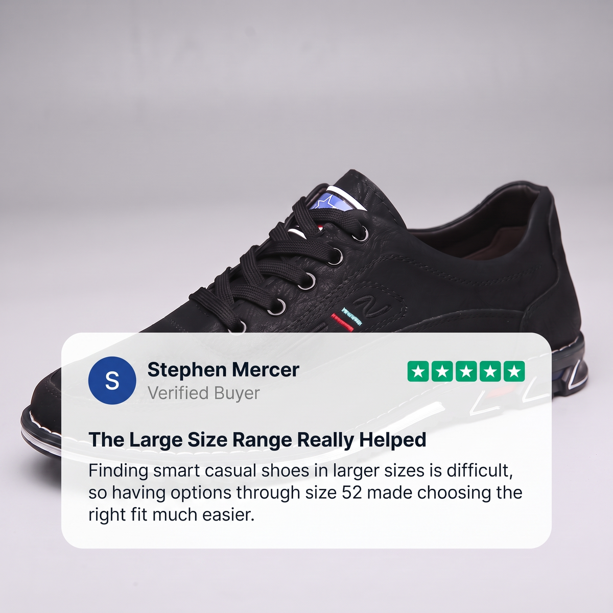 MODERN SUPPORT LEATHER TRAINERS
