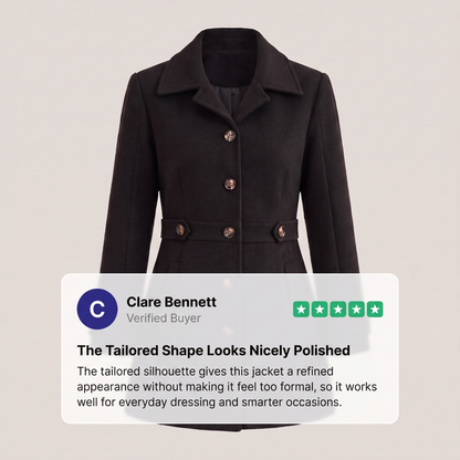 SOPHISTICATED LONGLINE TAILORED COAT