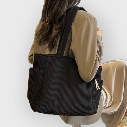 CAMILLE CORDUROY TOTE BAG
