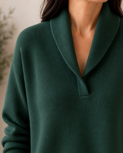 CLASSIC V-NECK KNIT JUMPER