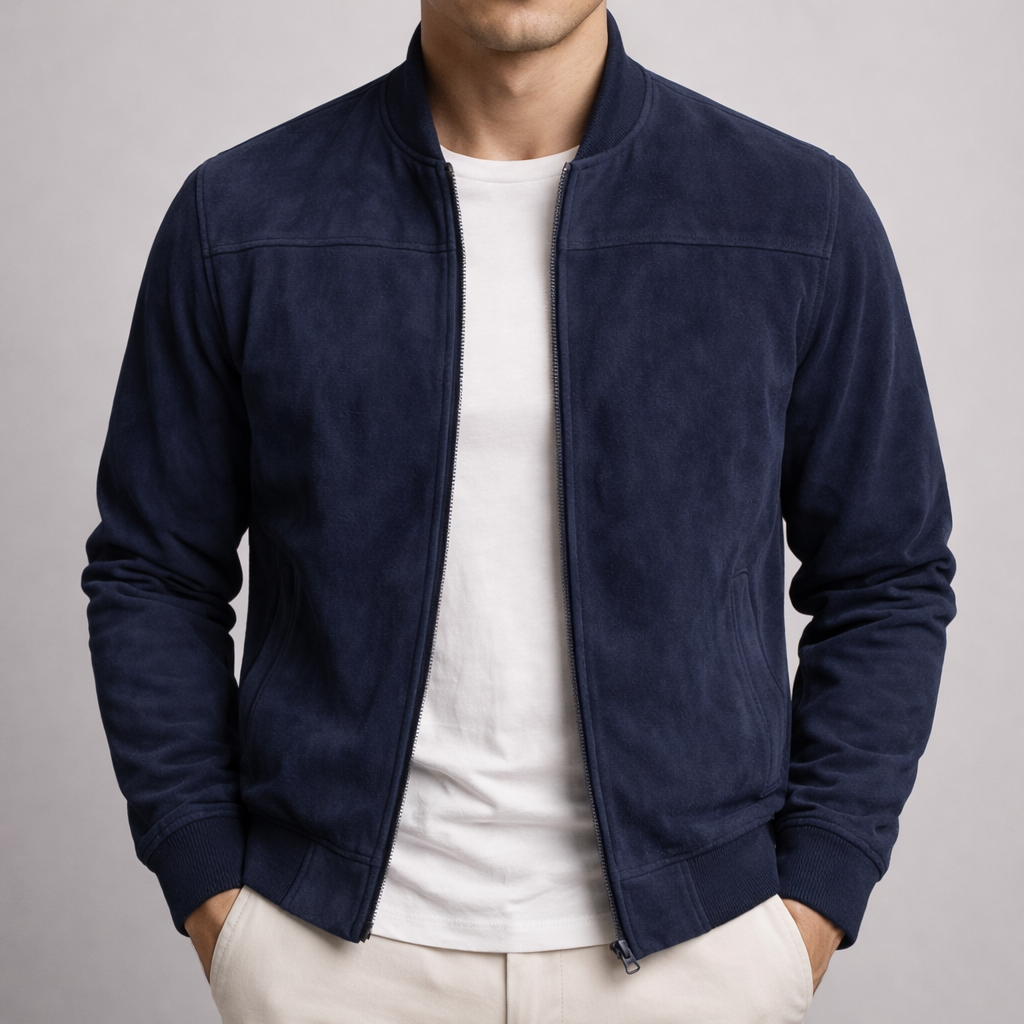 HARRISON SUEDE BOMBER