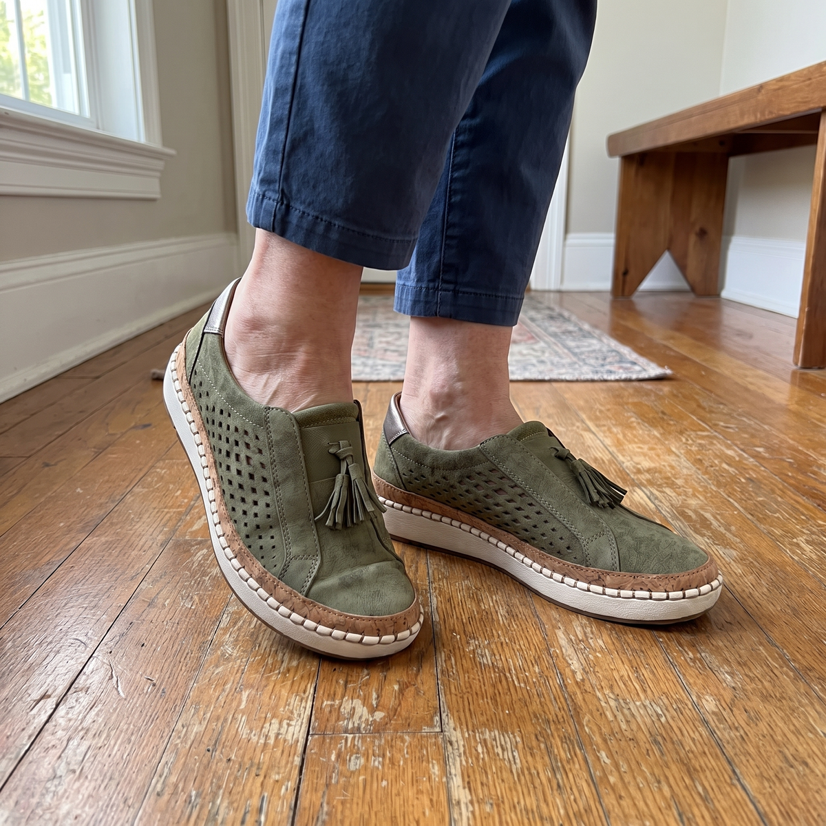 ELSPETH KNIT COMFORT SLIP-ONS