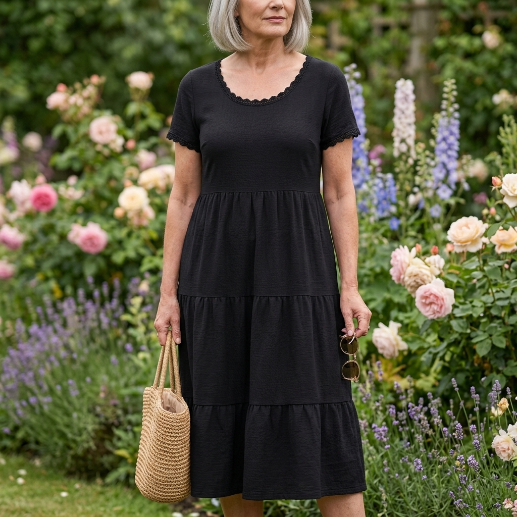 WINCROFT CUTWORK SUMMER DRESS