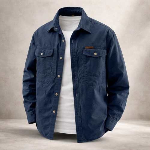 ROTHERFIELD COTTON OVERSHIRT