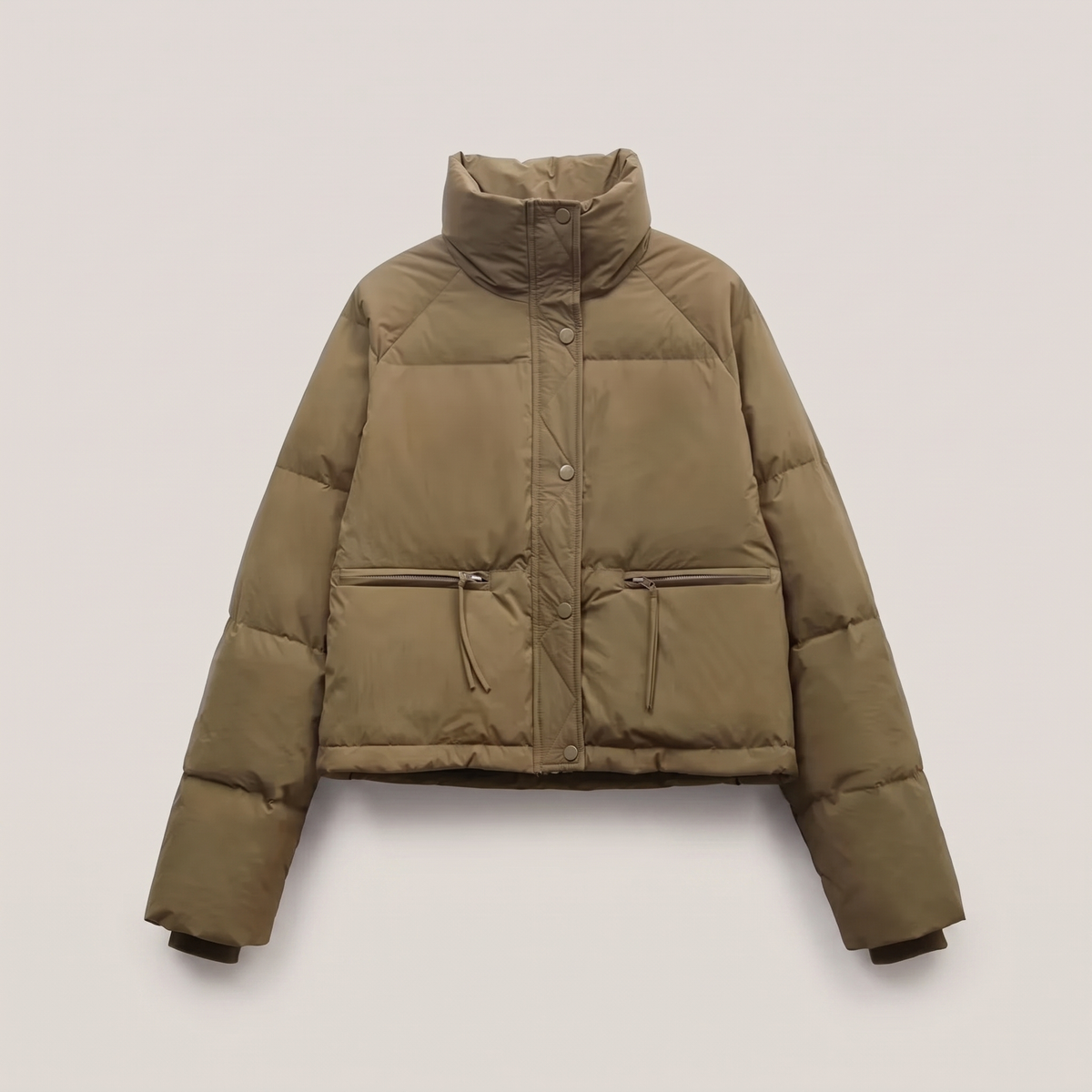 DAHLIA CONTRAST-COLLAR WINTER COAT