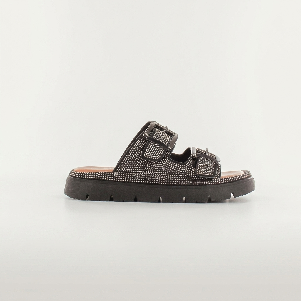 AMERSHAM CUSHIONED BUCKLE SANDALS
